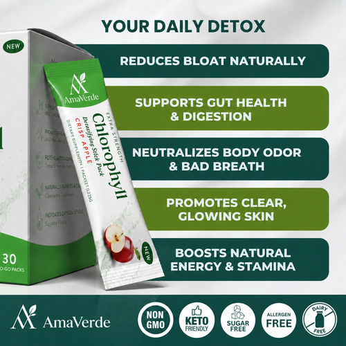 Chlorophyll Stick Packs | Gut Detox